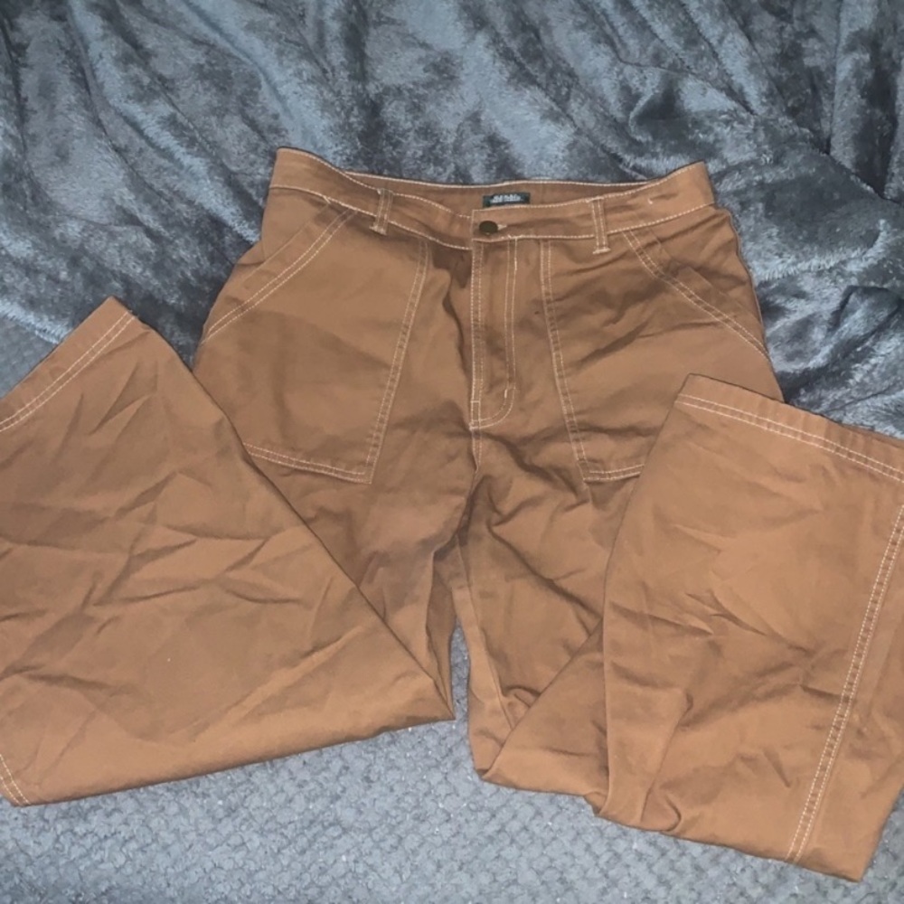Brown carpenter pants